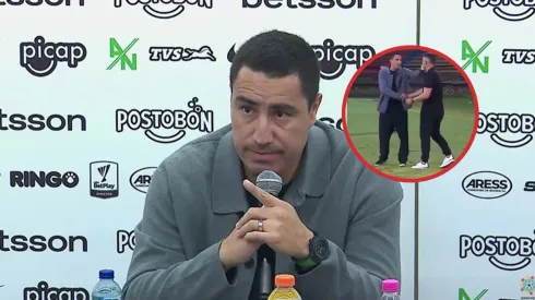 Efraín Juárez, entrenador de Atlético Nacional.
