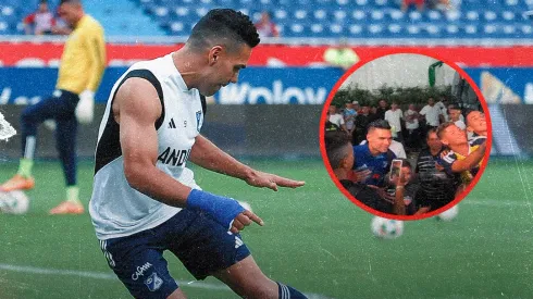 Llamativa reacción de los hinchas de Junior que lograron foto con Falcao