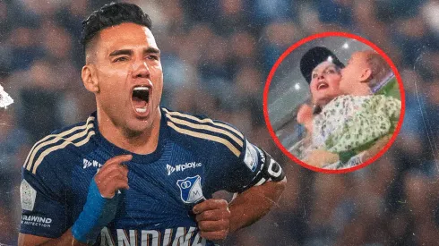 La eufórica celebración de la familia de Falcao García