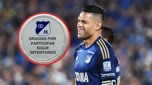 Radamel Falcao García con Millonarios.
