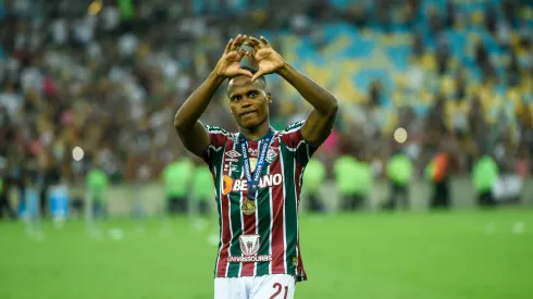 Fluminense x LDU RIO DE JANEIRO, RJ – 29.02.2024: FLUMINENSE X LDU – Player Jhon Arias celebrating title in the game between Fluminense x LDU for the Recopa Sul-Americana, a match held at the Maracanã stadium. Photo: Carlos Santtos/Fotoarena x2503341x PUBLICATIONxNOTxINxBRA CarlosxSanttos
