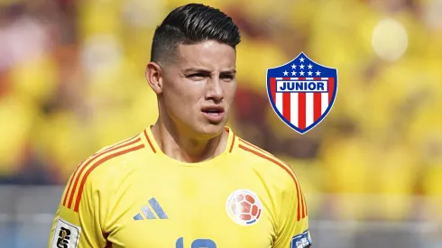 James Rodríguez con la Selección Colombia.
