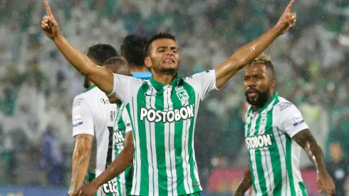 Jhon Duque con Atlético Nacional en la Liga BetPlay DIMAYOR I 2022.
