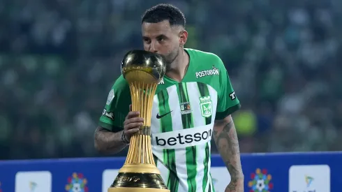 Edwin Cardona con Atlético Nacional en la Liga BetPlay DIMAYOR II 2024.
