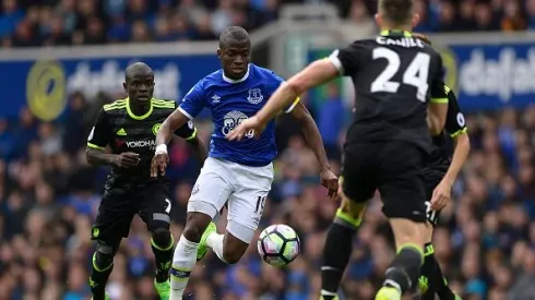 LIVERPOOL, ENGLAND – APRIL 30:  Enner Valencia of Everton on the ball during the Premier League match between Everton and Chelsea at the Goodison Park on April 30, 2017 in Liverpool, England. (Photo by Tony McArdle/Everton FC via Getty Images)
