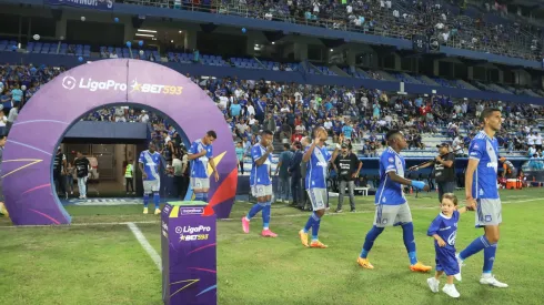 Guayaquil, lunes 12 de junio del 2023<br />
En el estadio George Capwell, al sur de Guayaquil, Emelec enfrenta a Gualaceo en el último partido de la fecha #14 de la LigaPro Bet593.<br />
Fotos:César Muñoz/API
