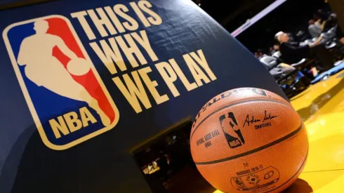 NBA logo. (Getty)
