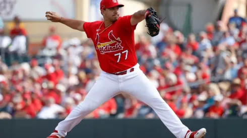 Roel Ramírez debuted with the Cardinals vs. the Chicago White Sox. (Getty)
