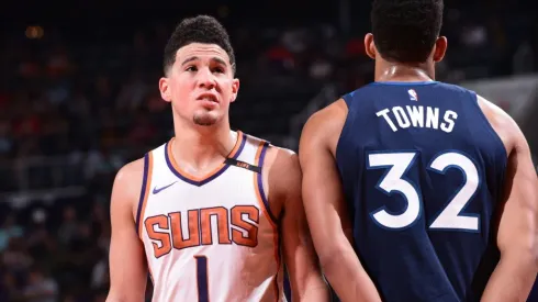 Devin Booker could join Karl-Anthony Towns next season. (Getty)
