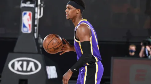 Rondo was out with injuries on his back and thumb. (Getty)
