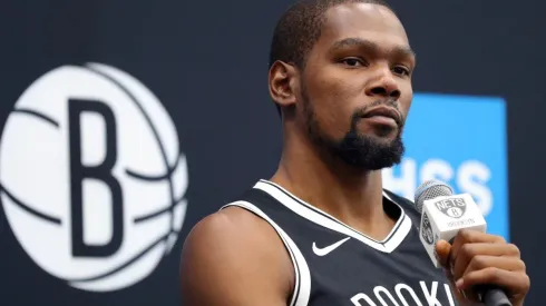 Durant will make his debut with the Nets next season. (Getty)
