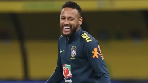 Brazil's Neymar reacts before the match against Bolivia (Getty).
