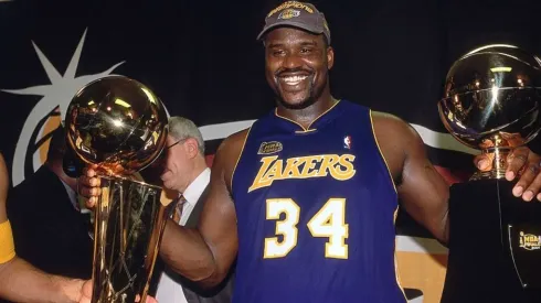 Shaq won four NBA titles. (Getty)
