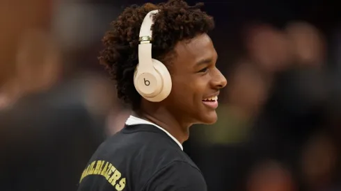 Bronny is LeBron James' older son. (Getty)
