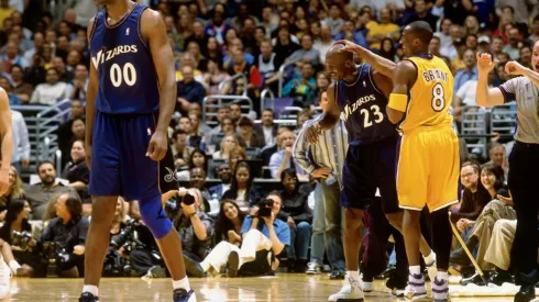 Jordan and Kobe had a memorable final clash back in 2003. (Getty)
