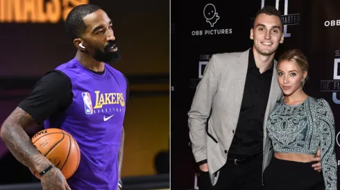 JR Smith didn't take anything from Sam Dekker's wife, who tried to defend her husband on social media. (Getty)
