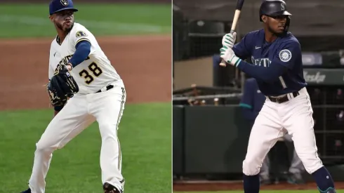 Devin Williams (left) and Kyle Lewis (right). (Getty)
