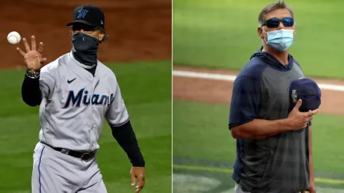 Don Mattingly (left) and Kevin Cash (right). (Getty)
