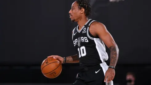 The Spurs traded for DeRozan in 2018. (Getty)
