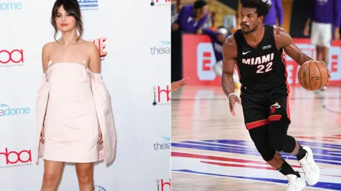 Jimmy Butler and Selena Gomez were reportedly spotted having dinner together. (Getty)
