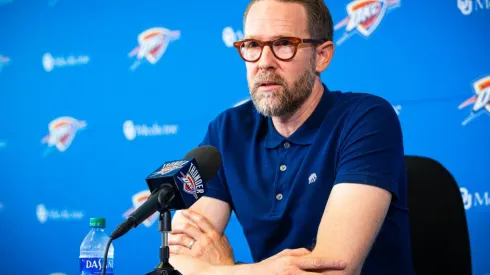 Sam Presti has done a great job as the Thunder GM. (Getty)
