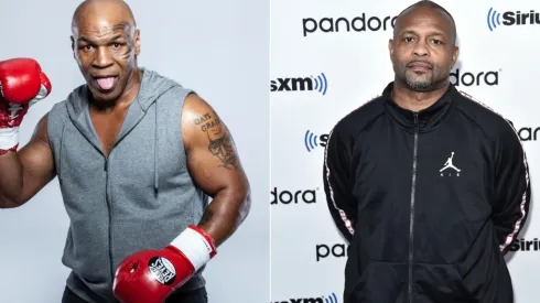 Mike Tyson and Roy Jones are ready to go at it in an exhibition fight. (Getty)
