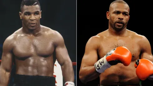 Mike Tyson and Roy Jones Jr are fighting this Saturday in an exhibition bout. (Getty)
