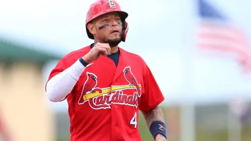 Yadier Molina has spent his 17-year career with the Cardinals. (Getty)
