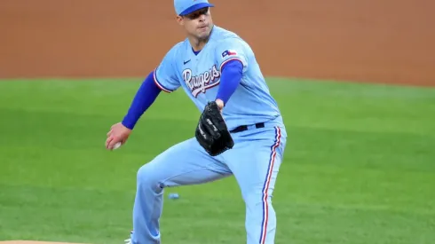 Corey Kluber only played in one game for the Rangers. (Getty)
