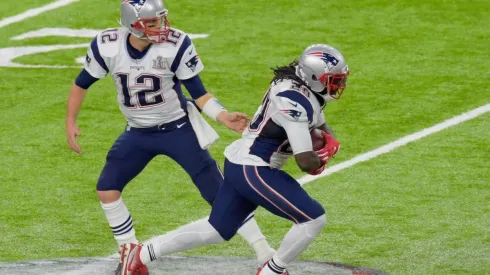 Tom Brady & LeGarrette Blount. (Getty)
