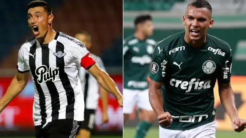 Libertad and Palmeiras clash in a very entertaining Copa Libertadores game. (Getty)
