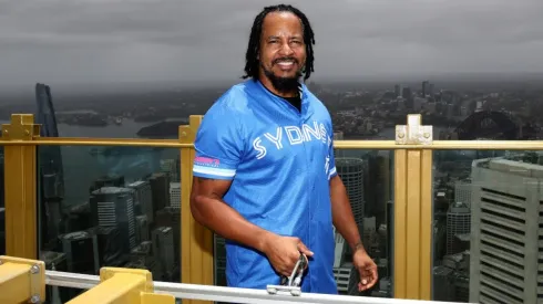 Manny Ramirez is currently playing for the Sydney Blue Sox. (Getty)
