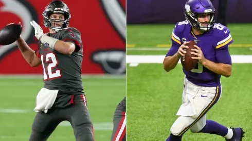 Tom Brady and Kirk Cousins go toe to toe this Sunday. (Getty)