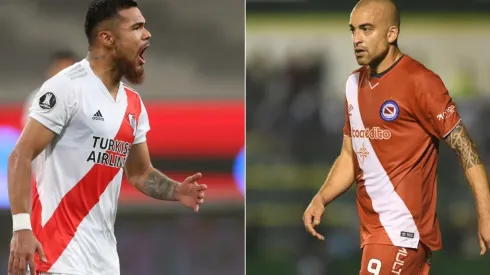 River Plate face Argentinos Juniors in an exciting game. (Getty)
