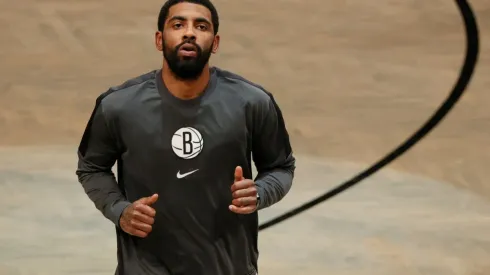 Kyrie Irving isn't worried about the Nets' current moment. (Getty)
