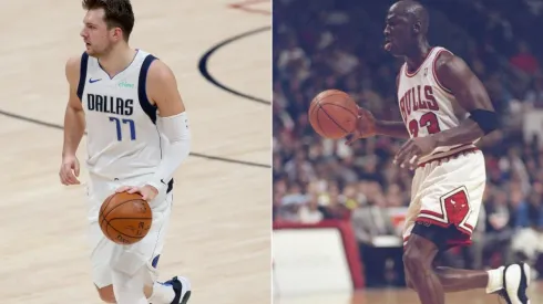 Luka Doncic received the ultimate praise when he was compared to Michael Jordan. (Getty)
