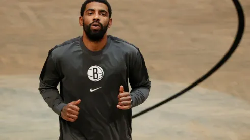 Kyrie Irving hasn't played with the Nets for the last four games. (Getty)
