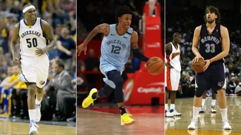 Zach Randolph, Ja Morant, Marc Gasol  (Getty)
