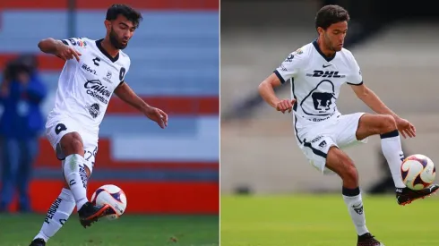 Queretaro and Pumas clash at Estadio Corregidora. (Getty)
