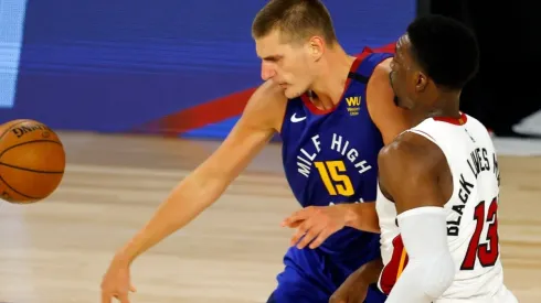 Nikola Jokic & Bam Adebayo. (Getty)
