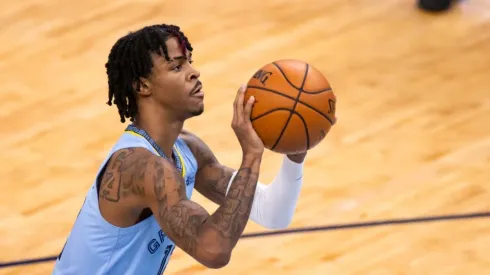 Ja Morant is ready to return to the court with Memphis. (Getty)
