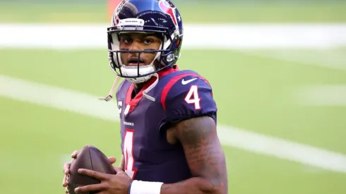 Deshaun Watson is trying to force his exit from the Texans. (Getty)
