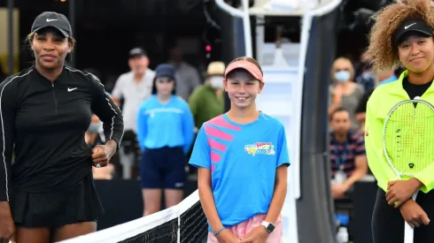 Serena Williams and Naomi Osaka clash in a very entertaining game. (Getty)