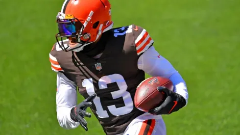 Odell Beckham Jr only played seven games with the Browns. (Getty)
