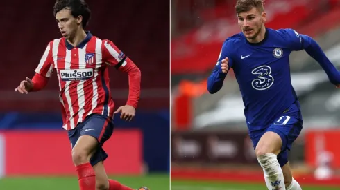 Joao Felix (left) and Timo Werner (right). (Getty)
