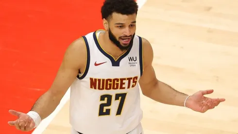 Jamal Murray was pissed after the Nuggets' loss to the Wizards. (Getty)
