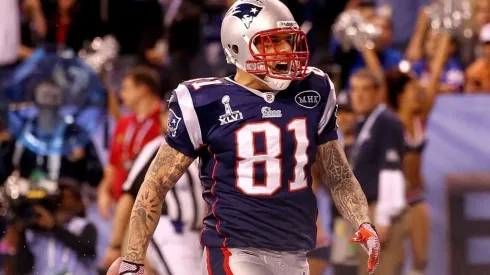 Aaron Hernandez. (Getty)
