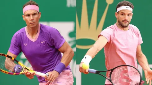 Nadal face Dimitrov in the Monte-Carlo Masters (Getty).
