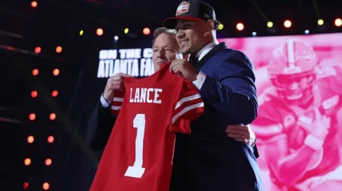 Trey Lance. (Getty)
