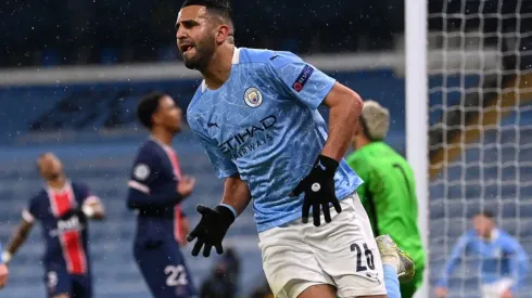 Riyad Mahrez was the man of the night and led City to their first UCL final (Getty).
